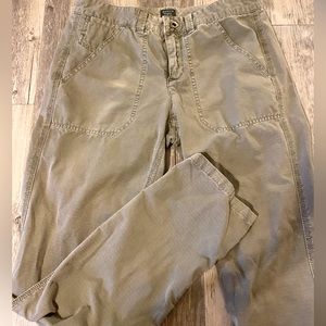 Vintage J Crew cargo pants, size 2, 100% cotton